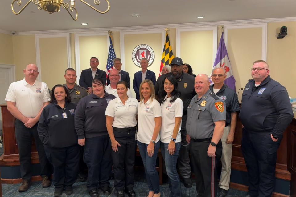 The steering committee of Talbot FiRST™ First Responder Support Team recently presented its program to the Talbot County Council.