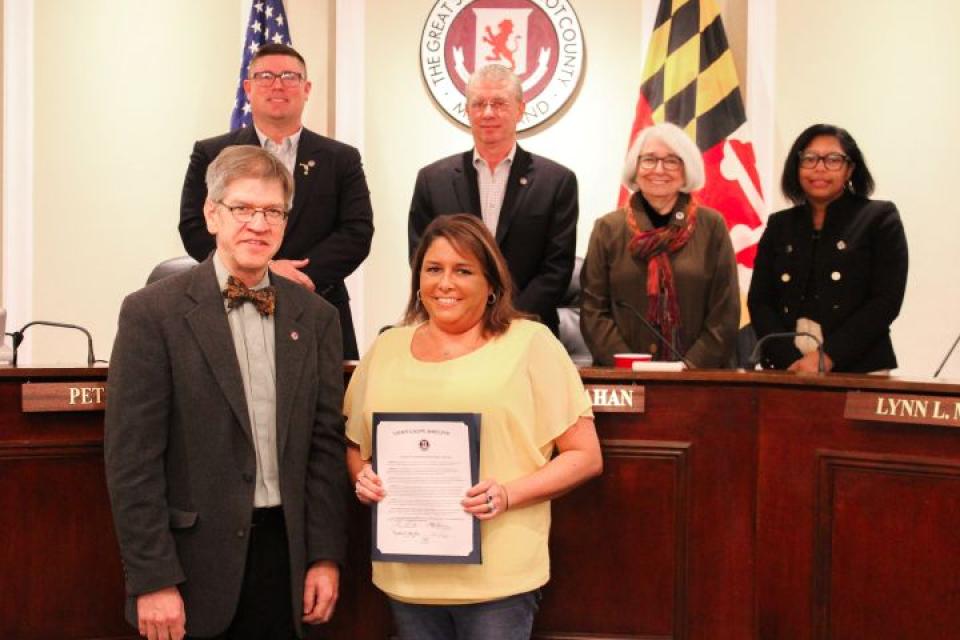 Shannon Hannawald, an ambassador for the Endometriosis Association and Founder of Endo Warriors of the Eastern Shore, thanked Council for bringing awareness to this issue and shared her personal story living and dealing with endometriosis.