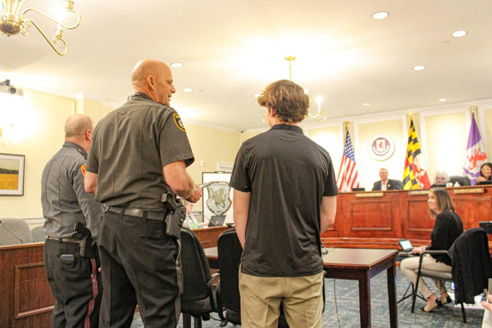 Talbot County Sheriff Joe Gamble shares story about Blake Newton's logo for the Critical Response Unit.