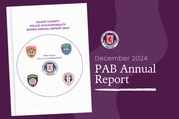 Annual Police Accountability Board Report Now Avaliable
