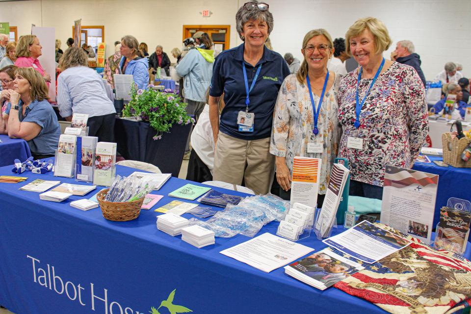 Talbot Hospice provided information during the 2025 Senior Resource Fair.