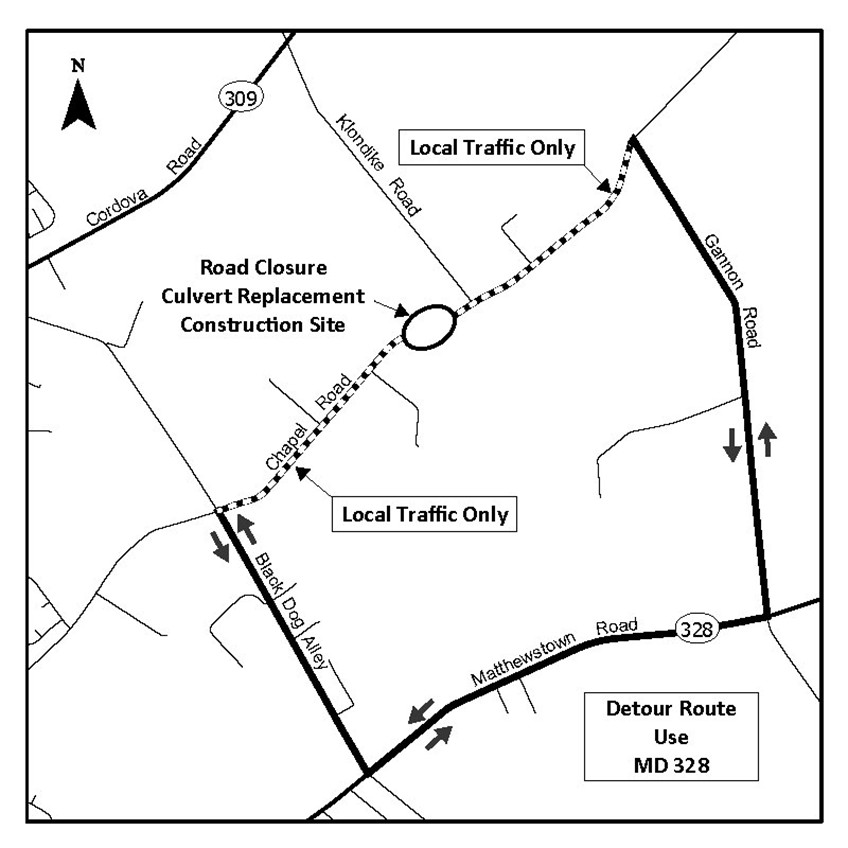 Road Closure roadclousrechapeldetoru